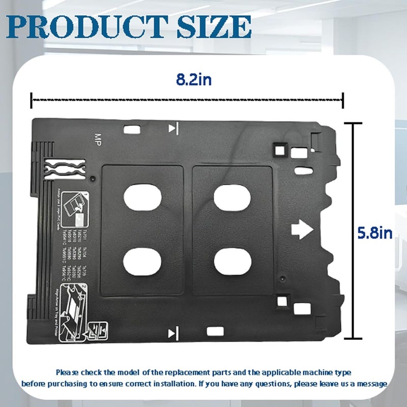 repustor Inkjet PVC ID Card Tray Compatible with Canon Printers TS701 TS702 TS703 TS704 TS705 TS709 TS8220 TS8330 TS82xx, TS83xx,TS95xx Series Printers (Canon MP/Multi-Purpose Tray Printers) - Image 5